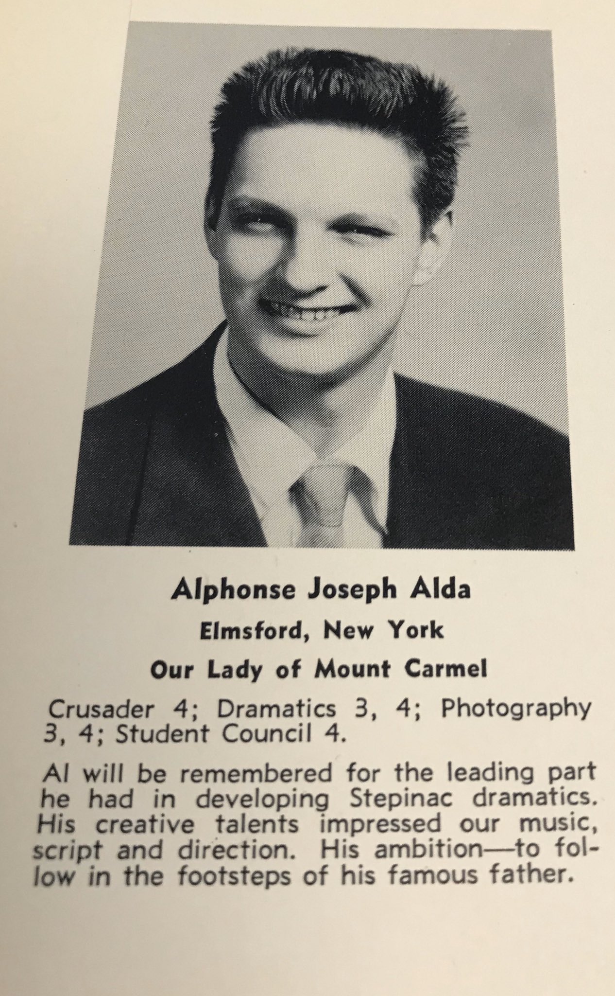  Happy Birthday to our favorite actor Alan Alda from Stepinac HS. Huge Mash fan from the good old days. 
