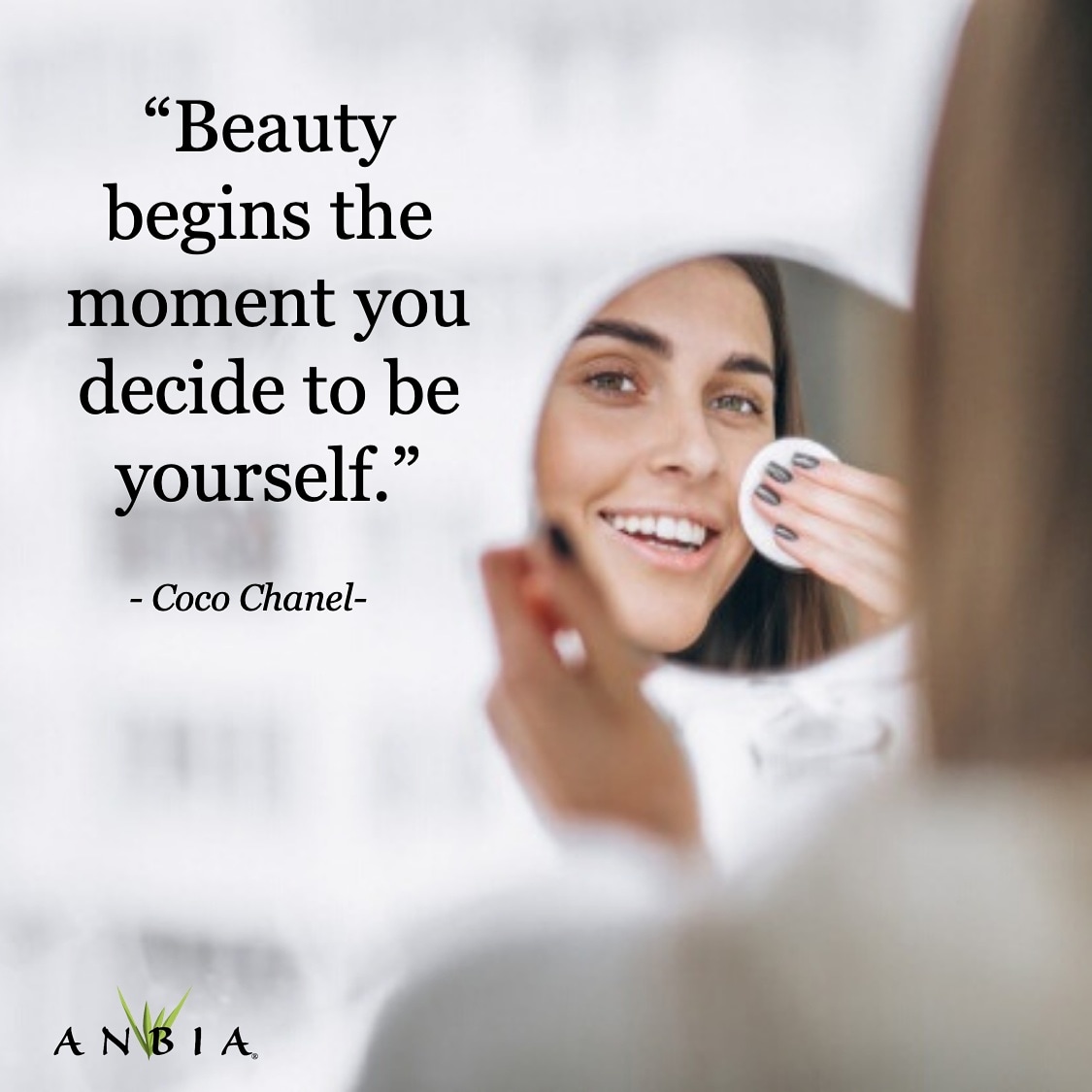ANBIAskin's tweet photo. You must know yourself 😉. Start with your skin 🙌.
Pay attention to its characteristics and start taking care of it with ANBIA®'s #certifiedorganic skincare products.
#Anbiaskin #SkinCareTips #SkinQuote #HealthySkin #BeautyQuote #CocoChanel https://t.co/lEXwl2sBi1
