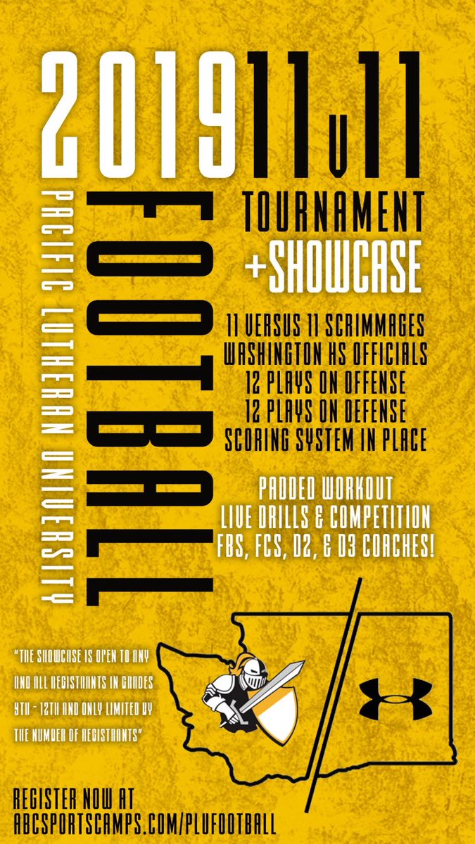 dylanjemtegaard's tweet photo. Officially signed up for the 2020 PLU showcase!!! Very excited! 🌪🚨@PLUFootball 
#PLUshowcase https://t.co/3r8qdIizO4