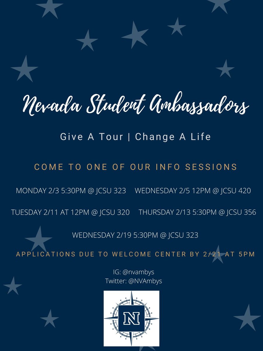 Make sure you check out one of our info sessions next week! 🤩