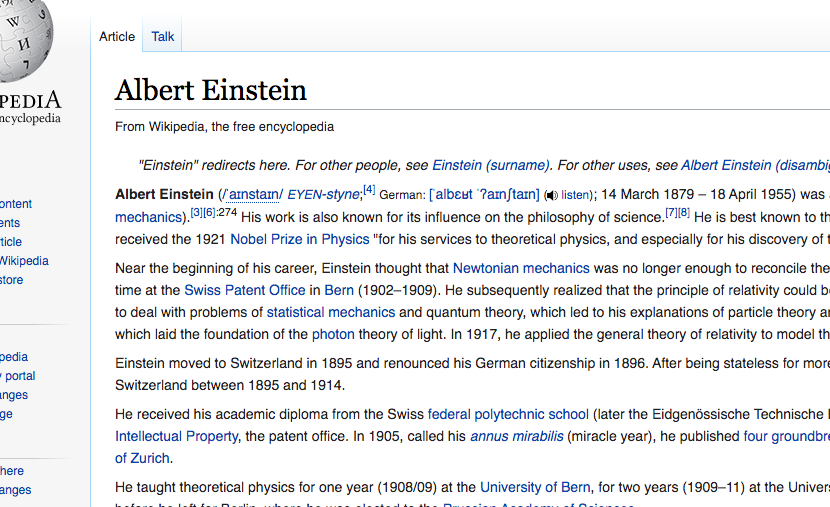 myndwalk's tweet photo. You know how cats annoyingly walk across your keyboard. My cat just did it and somehow looked up Albert Einstein on wikipedia. #GeniusCat https://t.co/MNIWeB8b1q