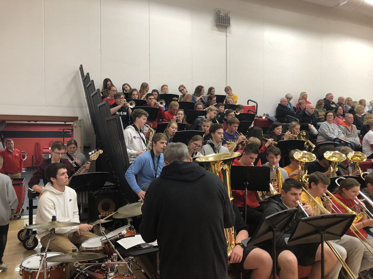 coach_lovely's tweet photo. Hands down The BEST Pep Band in the State!!!! @TreynorNation https://t.co/HioY4RXwXW