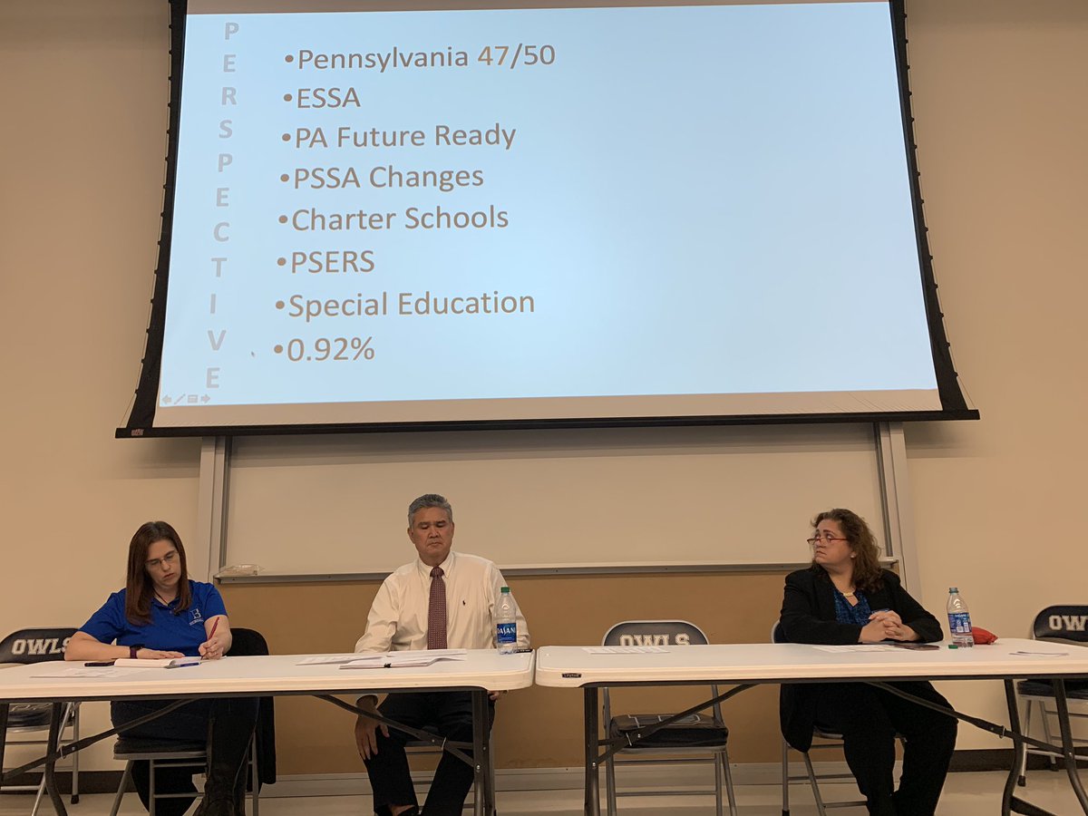 RachelFingles's tweet photo. Thank you to Susan Spicka of @EdVotersPA, the PR Committee, and all of our hard-working district employees for arranging to share some of the budget challenges we face not only in our school district, but state-wide. #BudgetSeasonIsComing #PublicSchoolAdvocacy https://t.co/VaKlQRDXCB