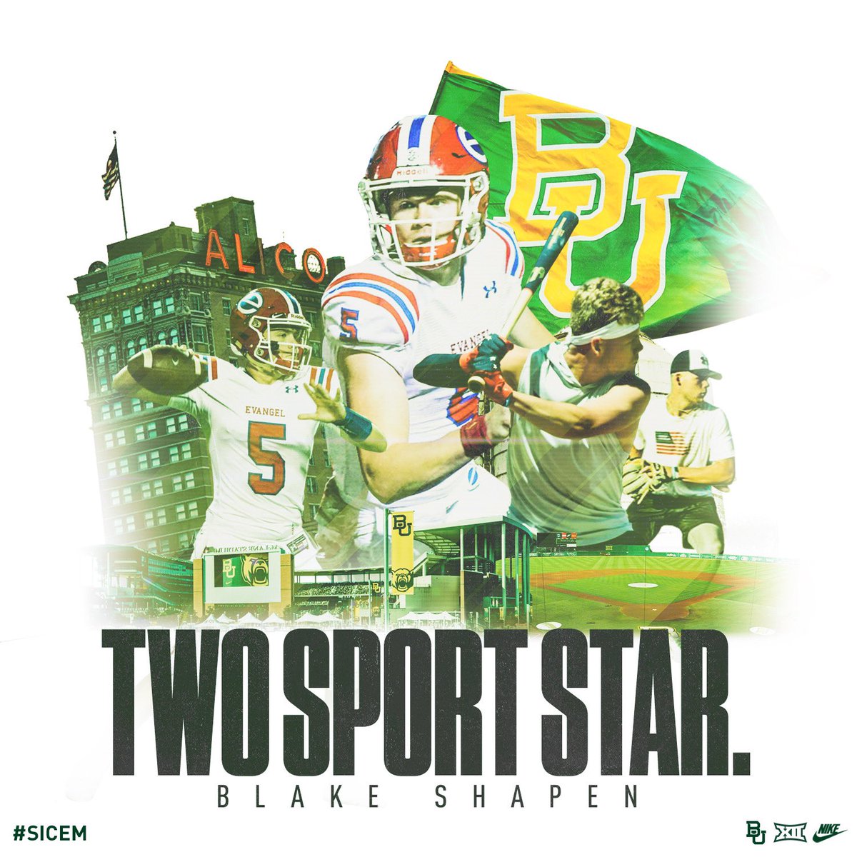 BShapen's tweet photo. Blessed to have received an offer from Baylor University 🐻 @CoachDaveAranda https://t.co/KKUP0rOsCq