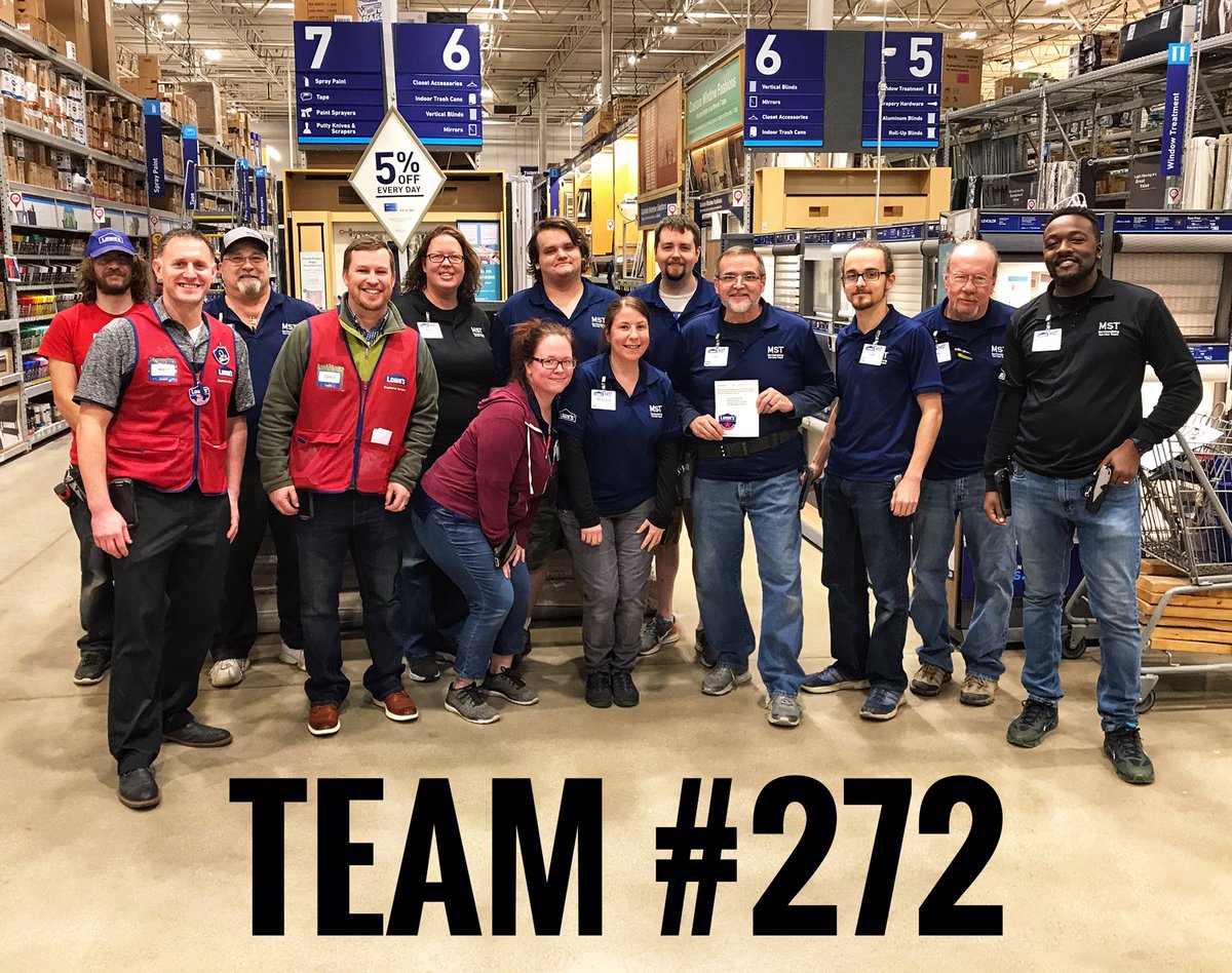 Celebrated Service Stars today at our East Indy Lowes’s!!