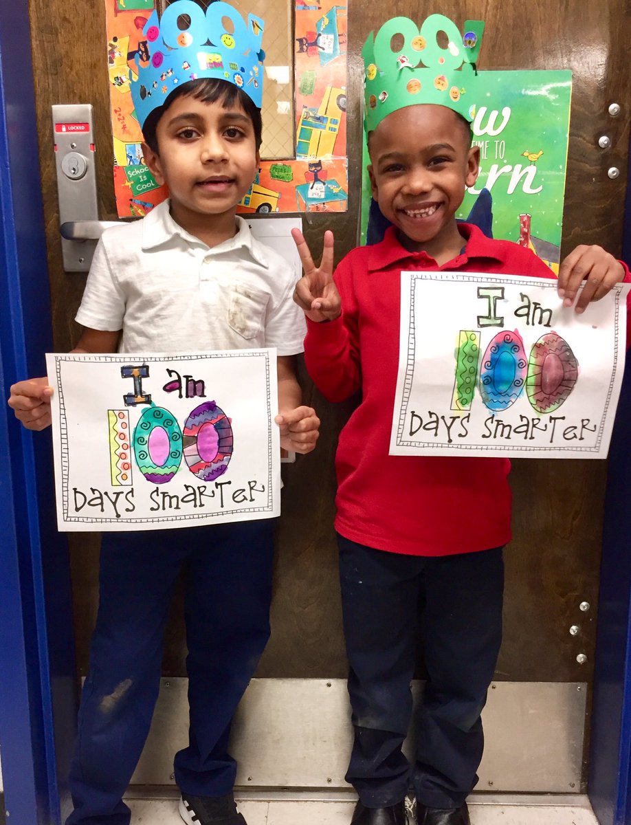 ekkiger's tweet photo. Kindergartners loved watercolor painting these pictures- PROUD to be 100 Days Smarter! 📚📝 https://t.co/NnfYC45TOc