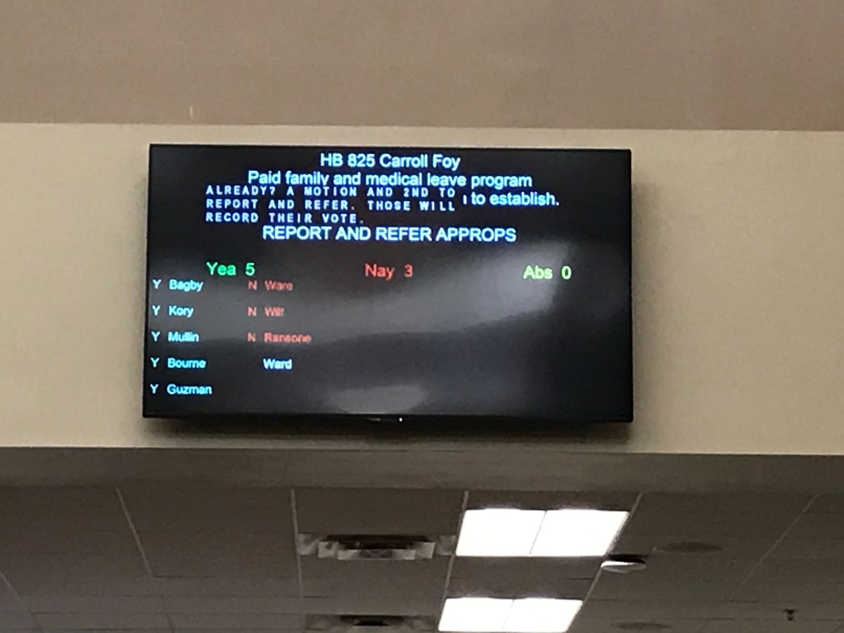 TCIFiscal's tweet photo. Del. @JCarrollFoy's #paidleave bill reported and referred. Another step forward in providing people in #Virginia the #timeofftocare for themselves and their loved ones, without a financial barrier https://t.co/1HtQHtiVuw