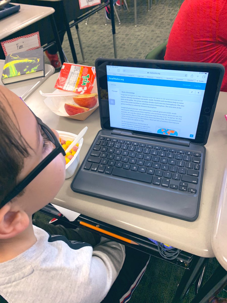 Mrs_Newman4's tweet photo. 📱 Starting the day with an Article of the Day from Read Works! #YESTigers180 #LogansLearners #TweetThatTechYES https://t.co/aQZTHlDqhD