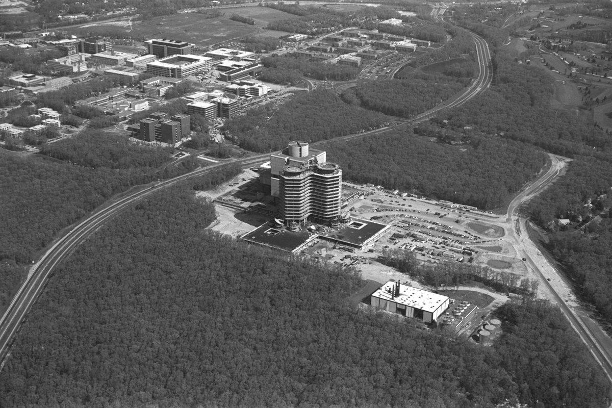aerial view of stony brook hospital