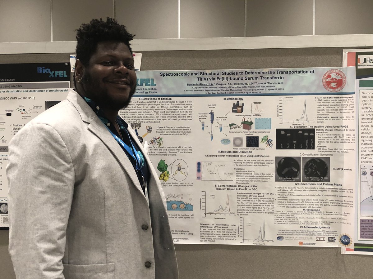 prbssc's tweet photo. Nuestro tesorero en la Conferencia Anual de @BioXFEL 🇵🇷 #cienciaboricua https://t.co/iH9WtFDK7p