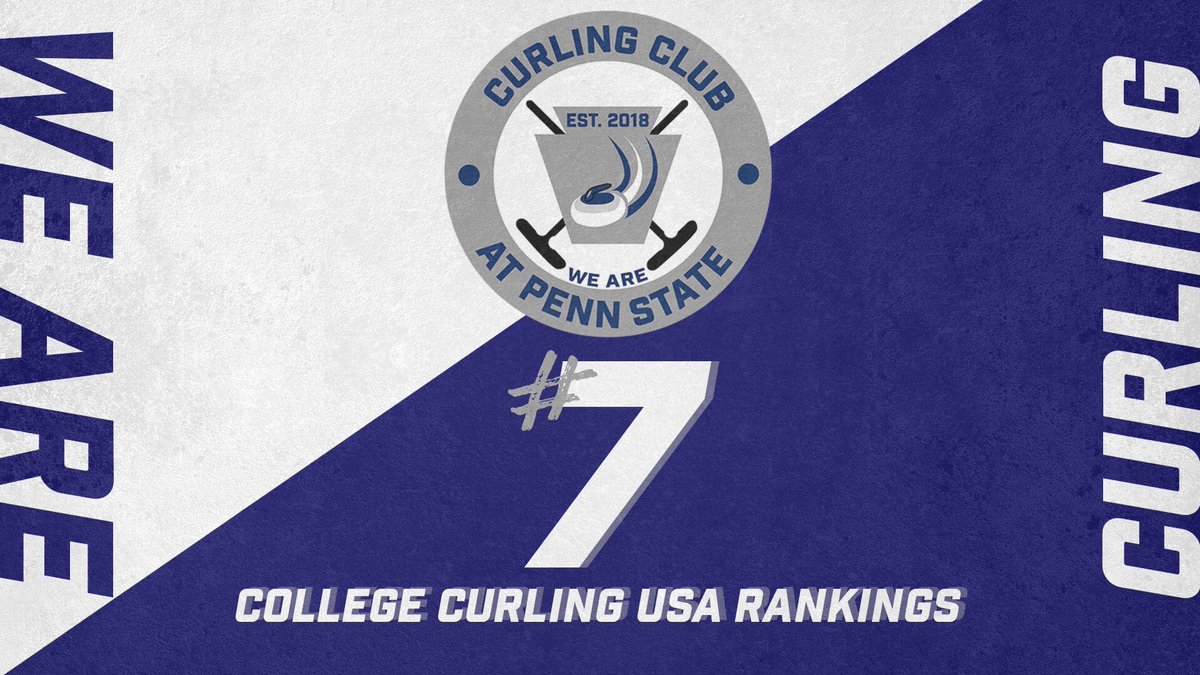 curlingpsu's tweet photo. #WeAre ranked in the top 10 for the first time in our young history 😎 https://t.co/eDF3MdR3c8