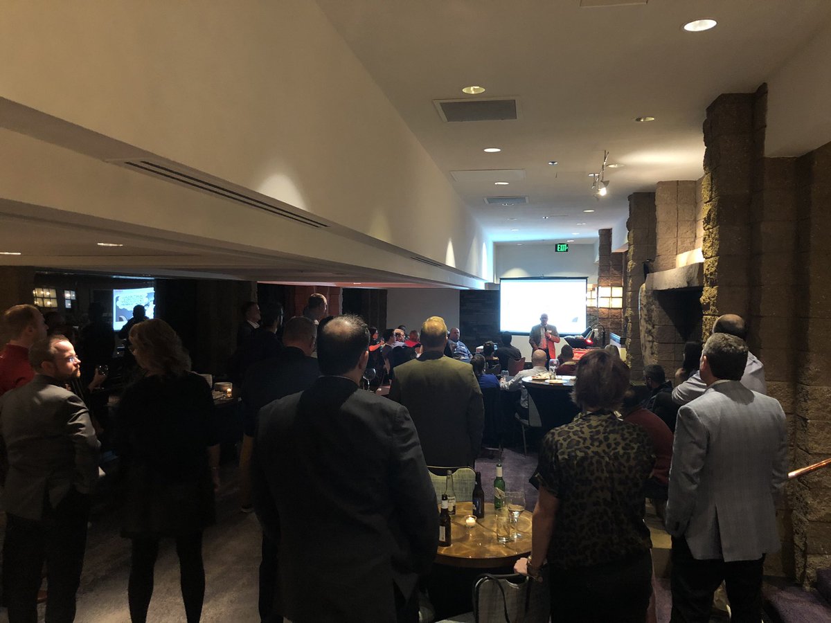 scitechyEDU's tweet photo. Keynote gathering for @alexinman97 here for @FujitsuAmerica Education National Ambassador Event #fujitsuEDU #edtech https://t.co/p5A3LL7Aqs