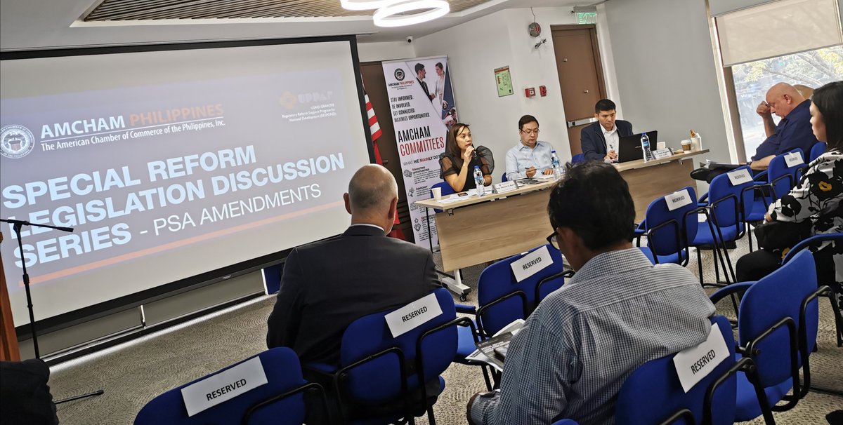 PHILEXPORTMNL's tweet photo. Discussions on the amendments to the Public Services Act: House Economics Committee Chair & principal author of the bill Cong. Sharon Garin calls for support for the bill.
#PHILEXPORT #PSA @AmChamPH https://t.co/dH1ydcmB4r