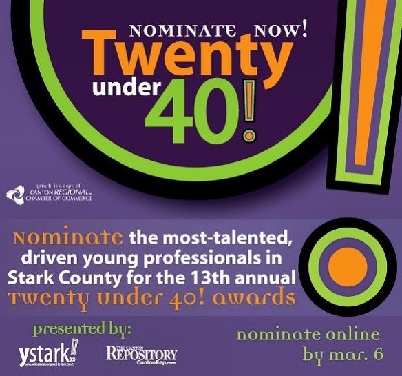 ystarkYP's tweet photo. To know one is to love one... but to nominate one is to honor one 🙌 ...a driven, dedicated, and successful YP, that is! Nominate an exceptional young professional (age 20-40) by March 6 to be considered for this years Twenty under 40!  Link in bio for details and nomination … https://t.co/pPdJ2spEjk