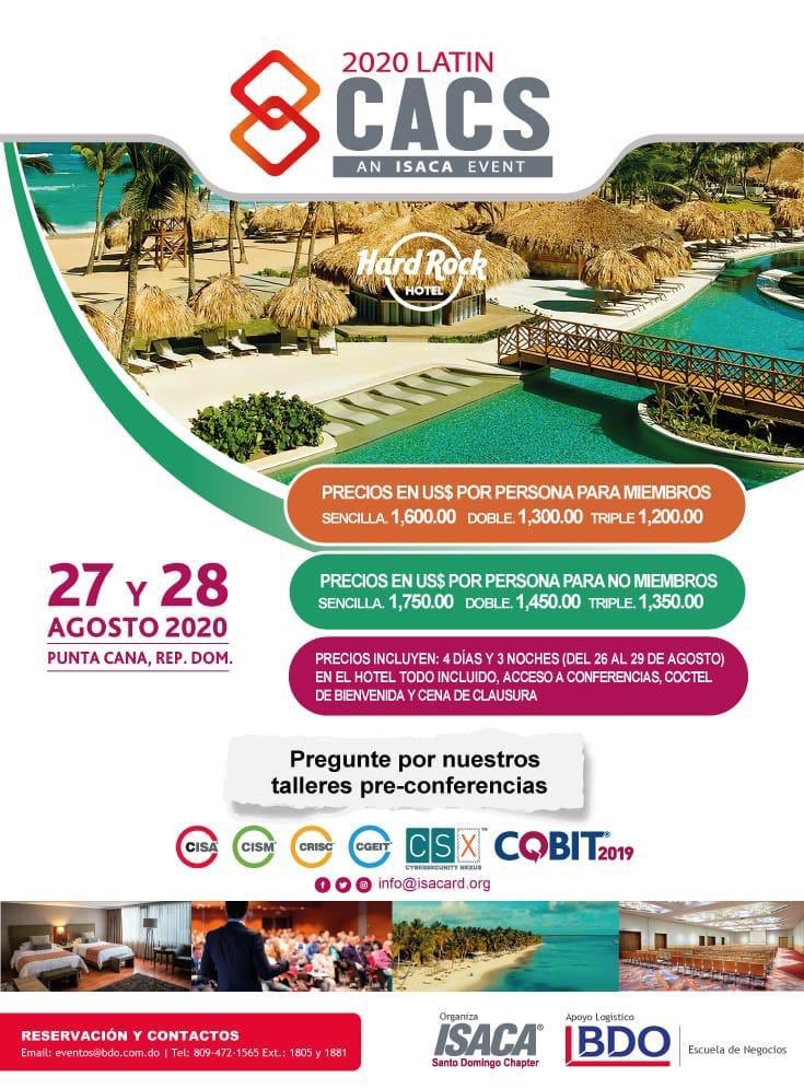 ISACAPanama's tweet photo. LATIN CACS 2020 | Punta Cana, República Dominicana  #latincacs #puntacana https://t.co/LeFOMrMLeI