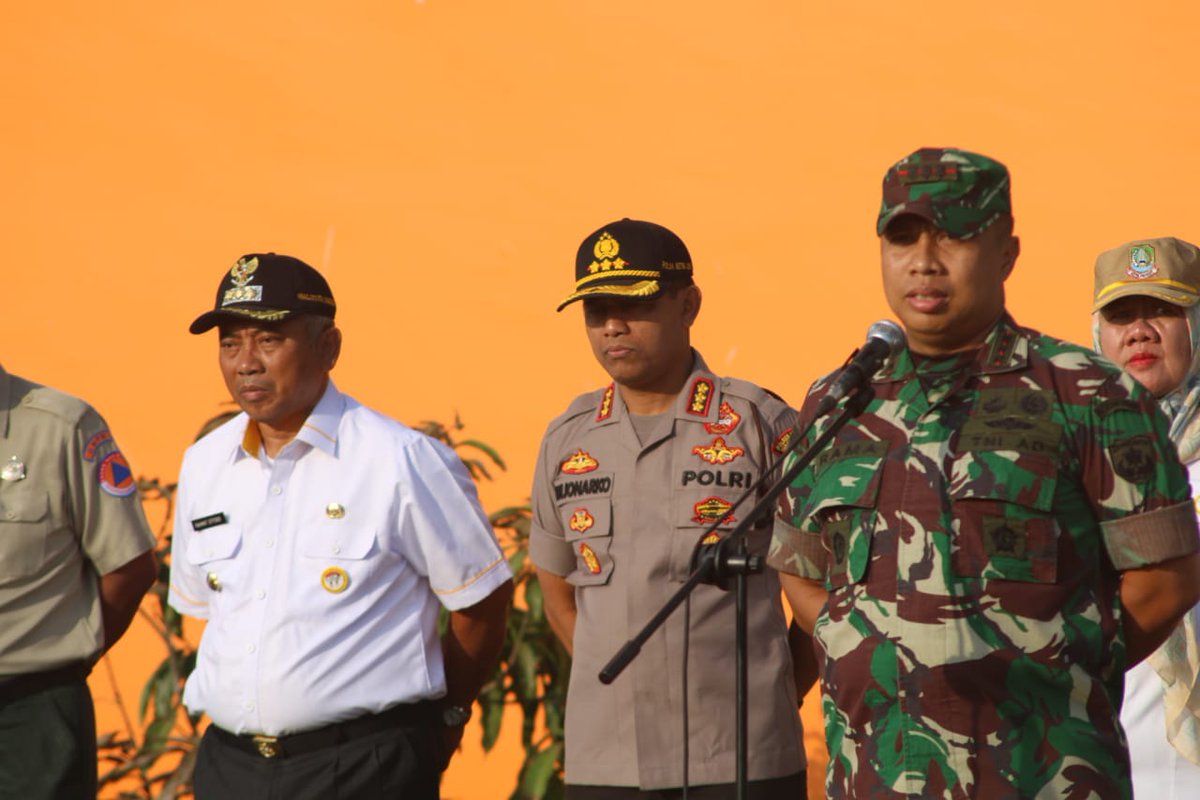Rabu (29/1) Apel Penanggulangan Kewaspadaan Banjir bersama Forkopimda Di Pondok Gede Permai Kota Bekasi.
