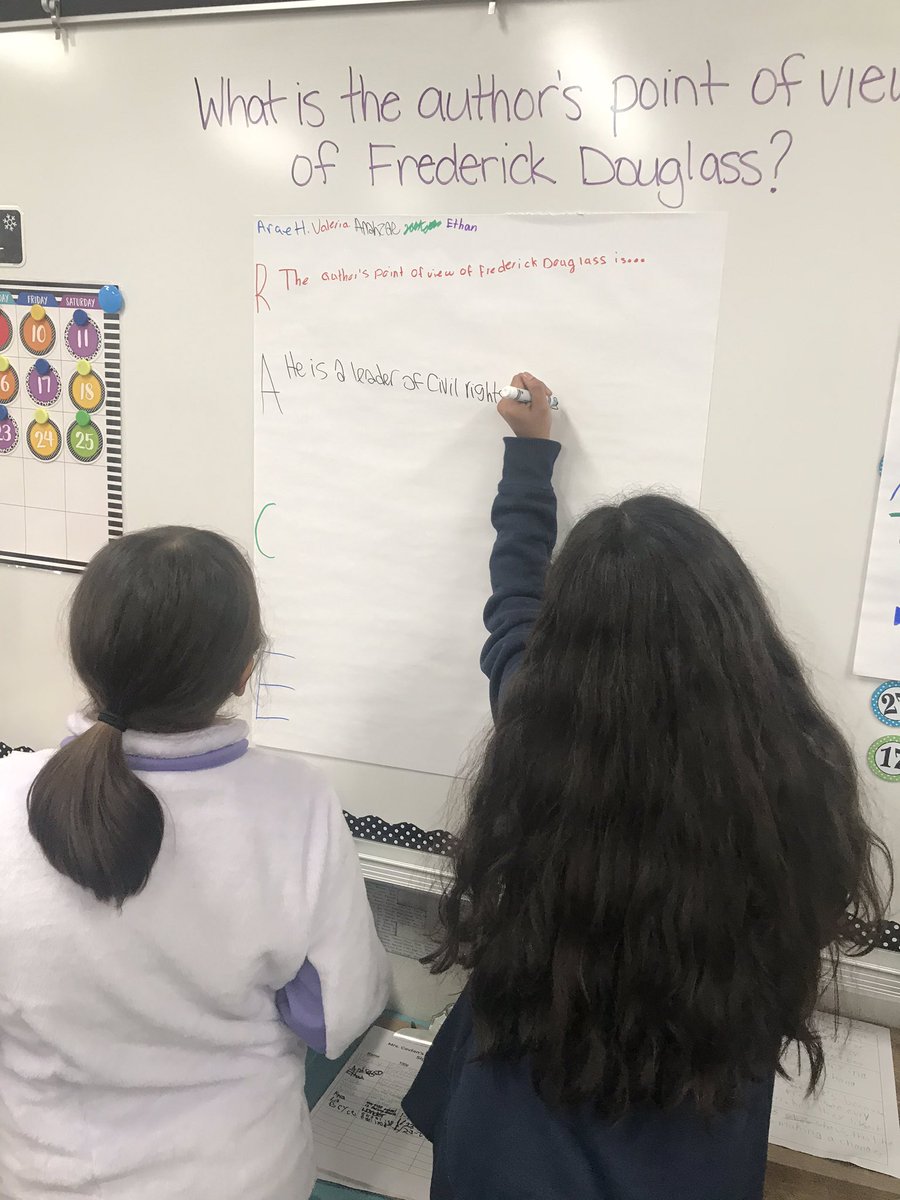CovianKristi's tweet photo. 5th grade Lobos using the RACE strategy for responding to prompts, working collaboratively and strategically! #LRSLobos https://t.co/RW0ARRsR5v