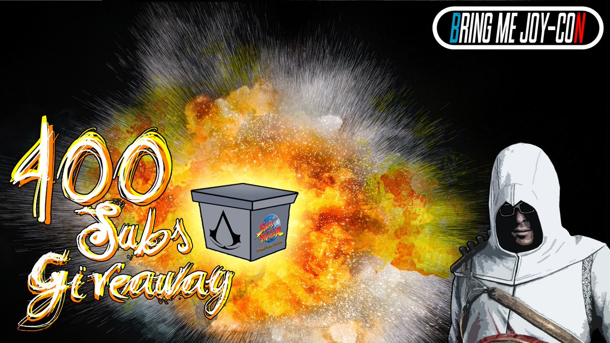 BringCon's tweet photo. https://t.co/SMgIJkS6eh

To show my gratitude for all the recent subs and crazy amount of views I've been getting I'm giving away 2 switch games! #streetfighter #assasinscreed #Nintendo #giveaway https://t.co/JjTMe1BxDy