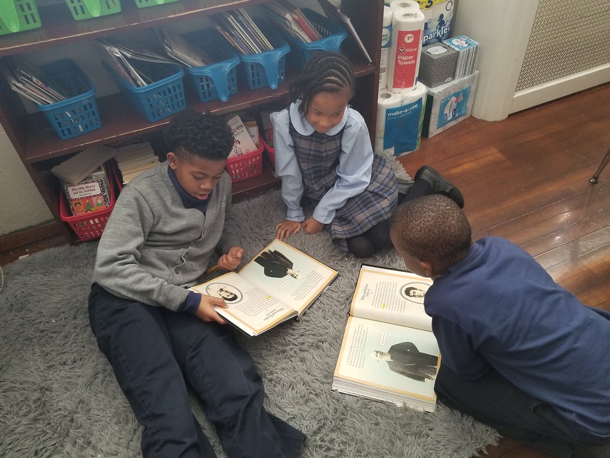 BVMSchoolDarby's tweet photo. 2nd grade loves reading with their 6th grade buddies! @SrVirginiaBVM @AOPS_Schools @ArchPhilly  #CSW2020 https://t.co/YpzMs01dVc