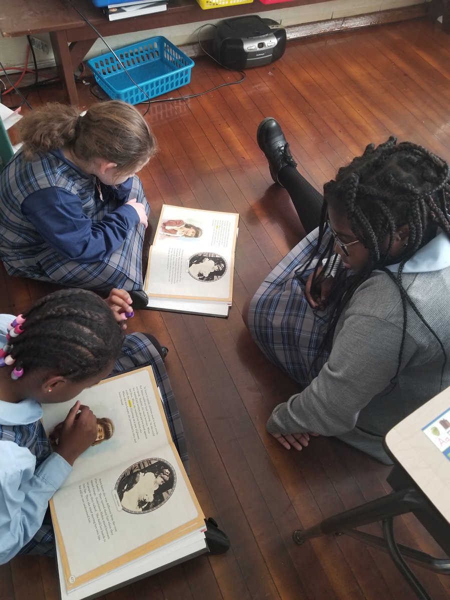 BVMSchoolDarby's tweet photo. 2nd grade loves reading with their 6th grade buddies! @SrVirginiaBVM @AOPS_Schools @ArchPhilly  #CSW2020 https://t.co/YpzMs01dVc