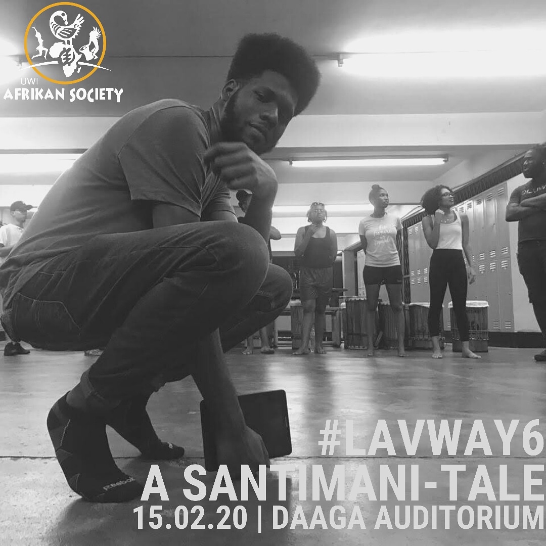 UWIAfrikanSoci's tweet photo. *A SANTIMANI-TALE* 🎭🎶🥁💃
. 🗓-Feb 15th 2020
.
.
🕡- 6:30 pm
.
.
📍-Daaga Auditorium, UWI
.
.
💰-$100 .
.
Tickets  are  available, message us to get yours!!! You dont want to miss this opportunity.
#LAVWAY6 #ASANTIMANITALE
#UWIAFRIKANSOCIETY https://t.co/c31hFYT3NK