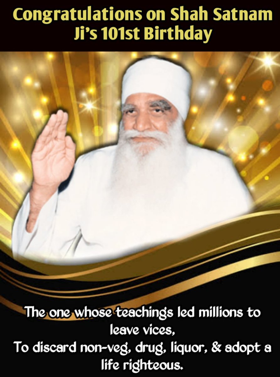 Raj7416's tweet photo. Happy Birthday to you MSG guru papa g https://t.co/ureF5Ts3NQ