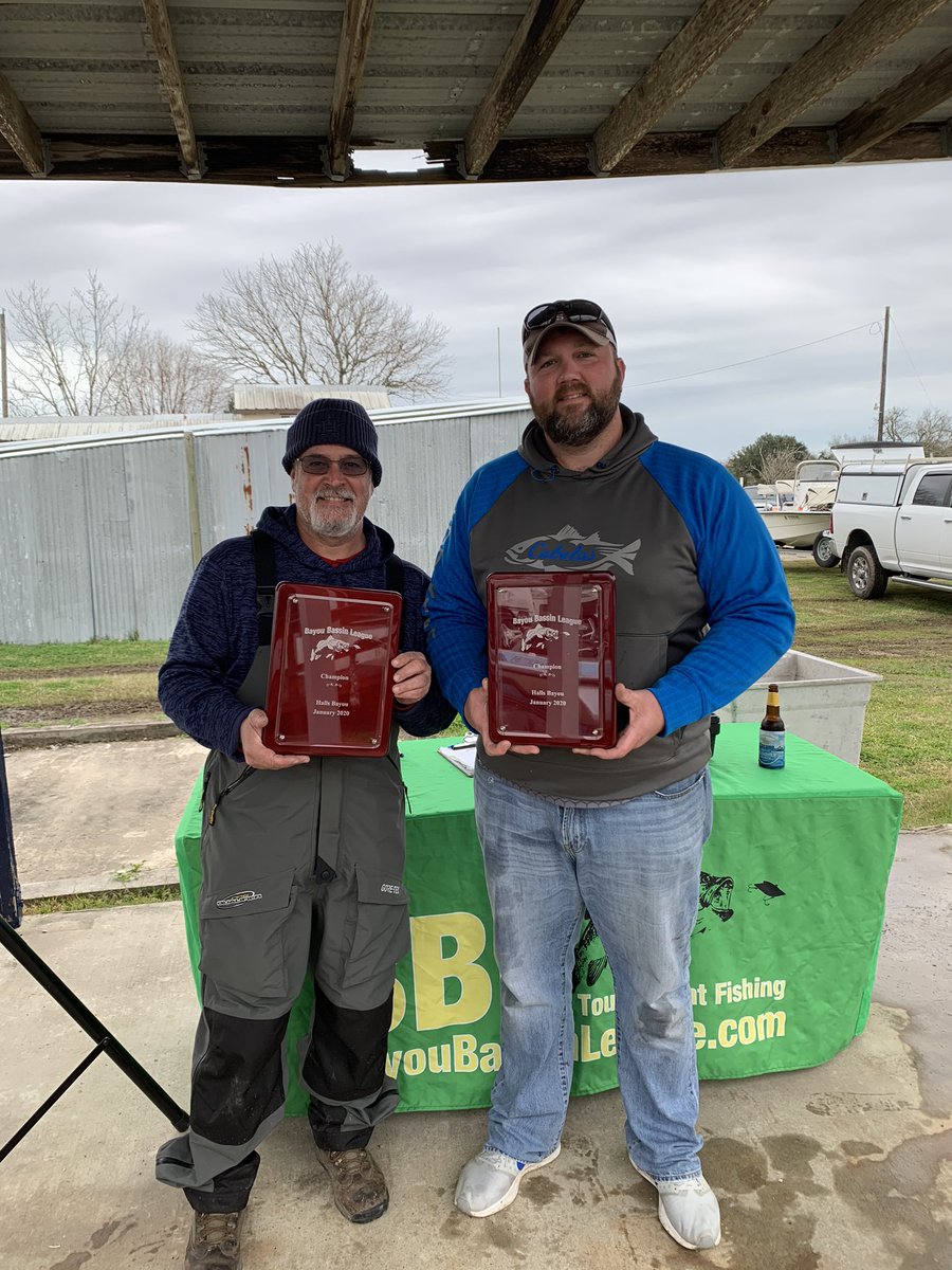 BayouBassin's tweet photo. Congrats to Jake Knight &amp; Stephen Plumb for getting g the win on a tough Halls Bayou this Saturday! https://t.co/fzOb6Mb78m