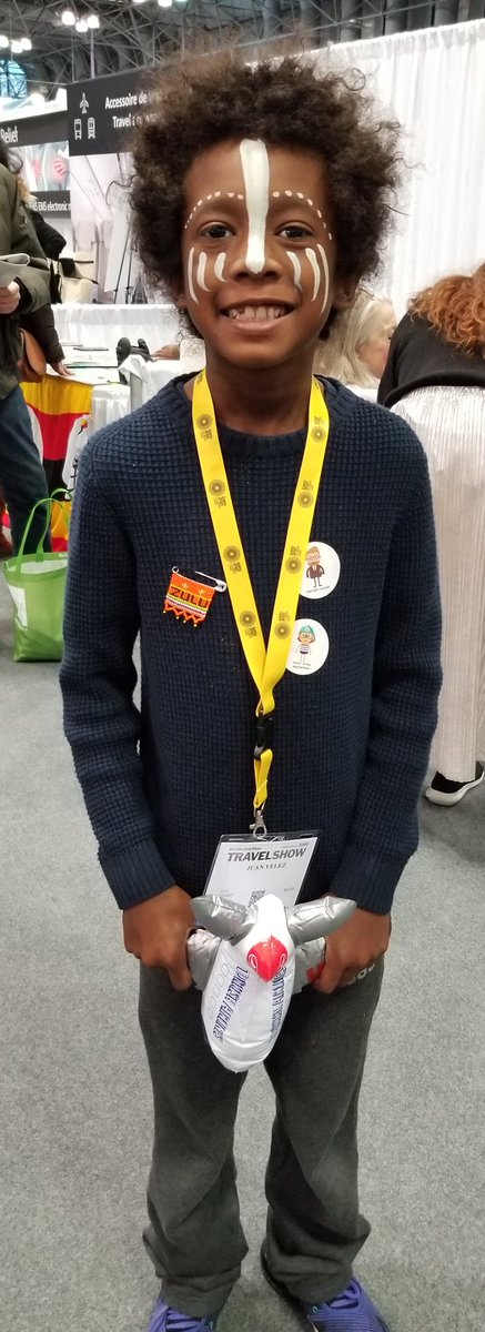 ThatsPunk's tweet photo. This happy camper at the @NYTTravelShow proved it was a fun filled event for all ages to enjoy and experience! #nyttravelshow #javitz https://t.co/UkE8iW9mtM