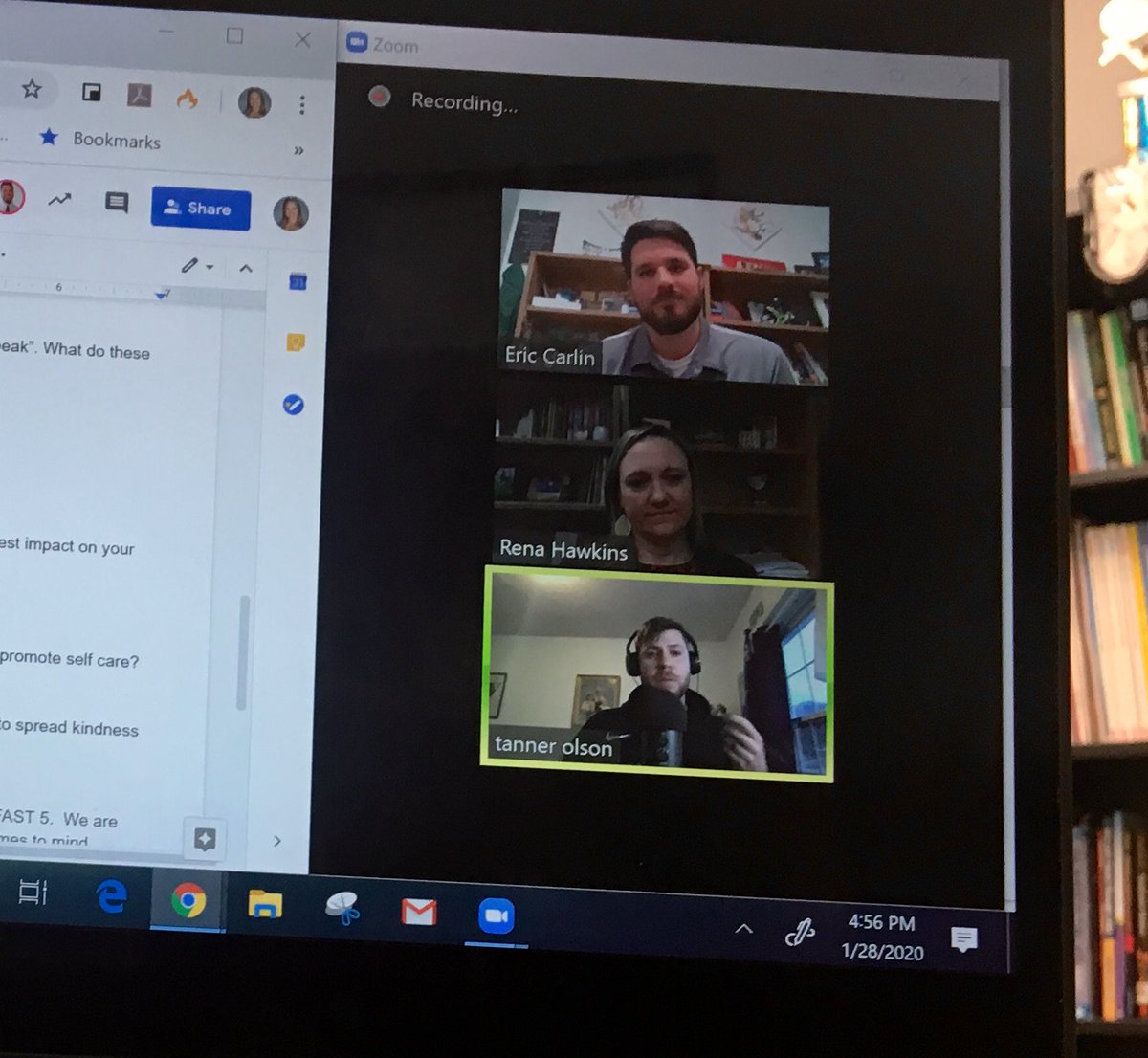 renathunderhawk's tweet photo. Today was an inspiring day with 3 #ShareMOEdu podcast recordings!! Watch for inspiration from @tamaraletter @writtentospeak and @ElisaBostwick in the weeks ahead! #PassionForKindness #WrittenToSpeak #LEAPeffect #JoinTogetherJanuary https://t.co/CSHD0Prwg9