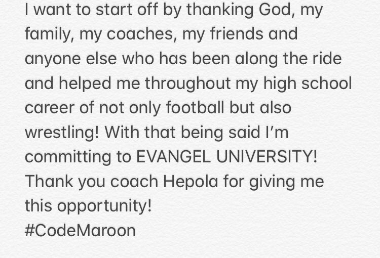 JoeySyl's tweet photo. I’m extremely blessed and happy to say that I am committed to Evangel University! #CodeMaroon #GoCrusaders ⚔️🛡 https://t.co/WnuRxbnqJn