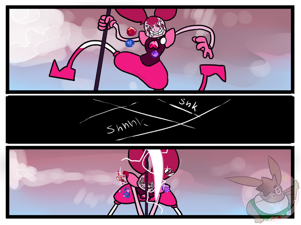 KiddieeeveeP's tweet photo. Shattered!SUF
Page 10
#KiddieEevee #StevenUniverse #StevenUniverseArt #StevenUniverseAU #StevenUniverseComic #StevenUniverseFuture #SU #SUF #SUArt #SUComic #ShatteredSUF #Doodle #Art #Artist #Drawing #Comic #Spinel https://t.co/BbcimZRF7u