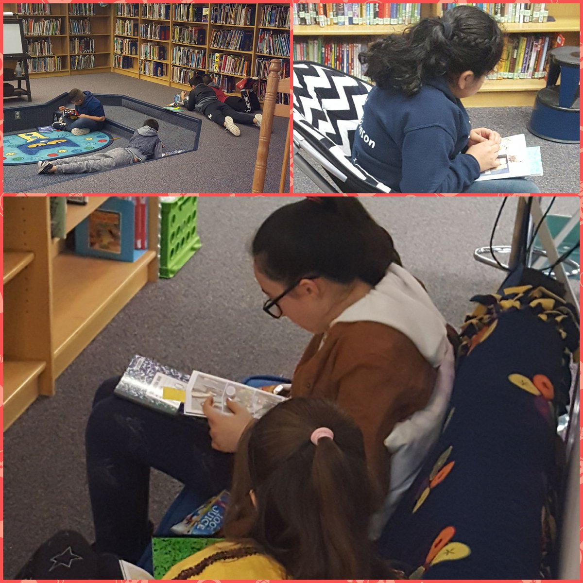 danateach93's tweet photo. 1/3 Today was the kickoff for our Mighty Mustang Readers after school book club. An honest to goodness read and talk abut books club. They chose the books. They read for 30min straight. It was the most wonderful 30 min of silence. They were so engaged. https://t.co/AZSTdc8THp