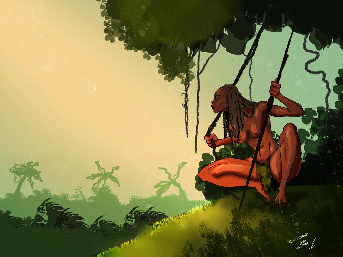 AnimateChi's tweet photo. Medium: Digital art  
Title: jungle fever
Pls retweet for more content 
#digitalart #CreativeHeroLab #Avatar #ArtistOnTwitter #RETWEEETME https://t.co/pyuYg7KkDW