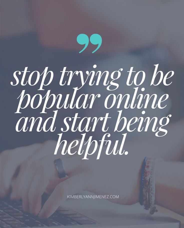 kopf_consulting's tweet image. Stop trying to be popular online and start being helpful.

#behelpful #notapopularitycontest #howdoyoucontribute #providevalue #teachyouraudience #beingboss #BusinessTips #dailymotivation #entrepreneur #entrepreneurworld #getsupport #hireavta #managemysite #outsource