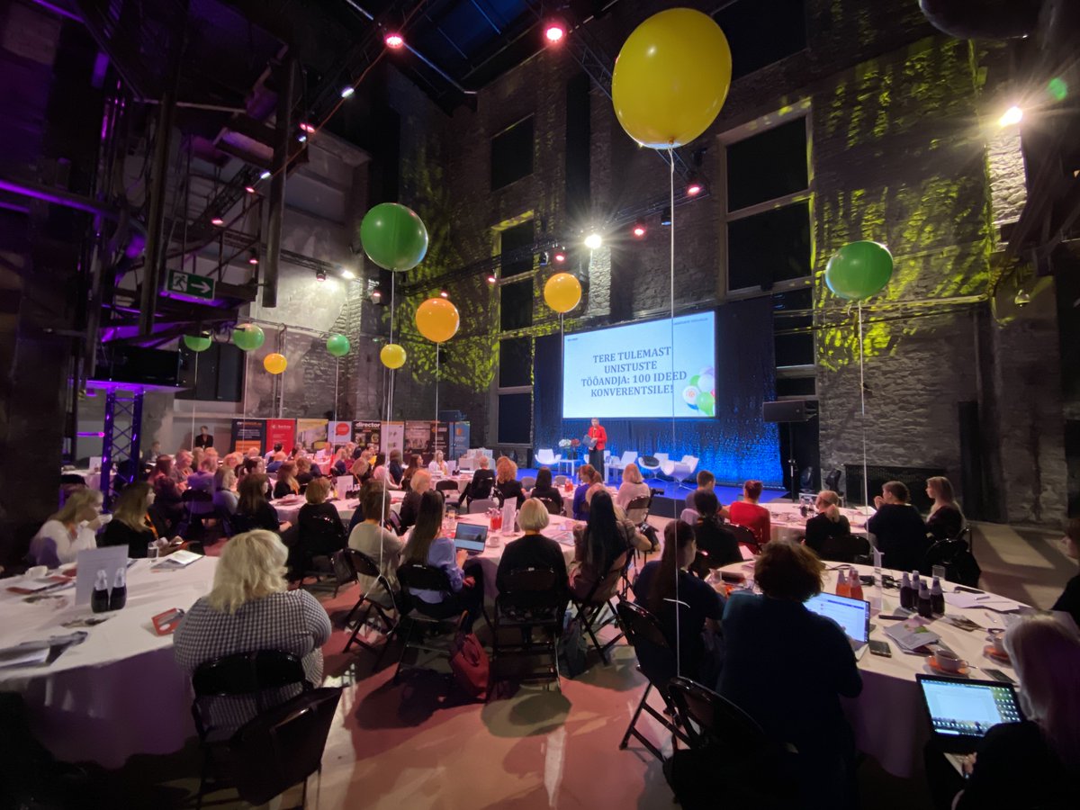 Marketingi_Inst's tweet photo. Konverents "Unistuste Tööandja 2020" algas! 🎈🥳 https://t.co/FAgqigjd5i