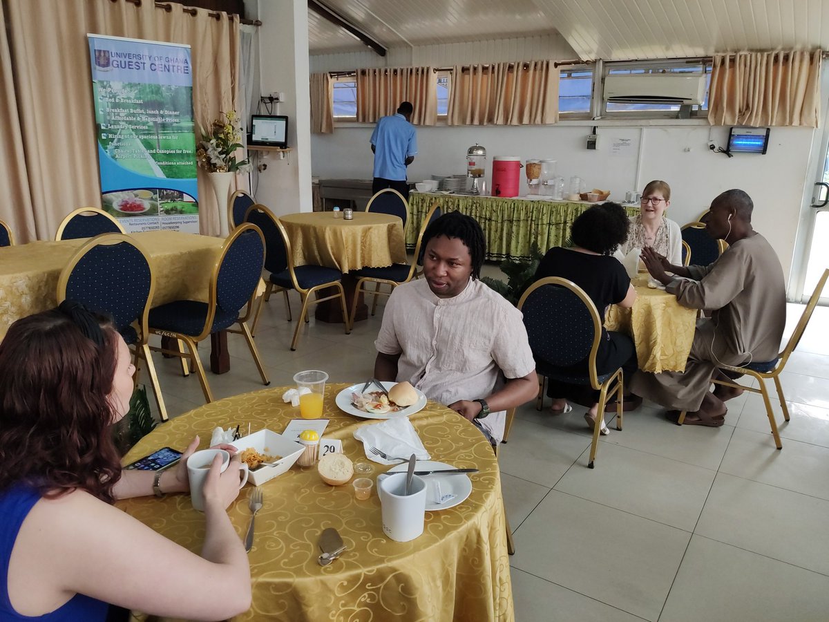 AKNetwork1's tweet photo. Breakfast at UG Guest Centre ahead of our workshop with commissioned projects. Beautiful morning in Legon! https://t.co/yJ3toszEyU