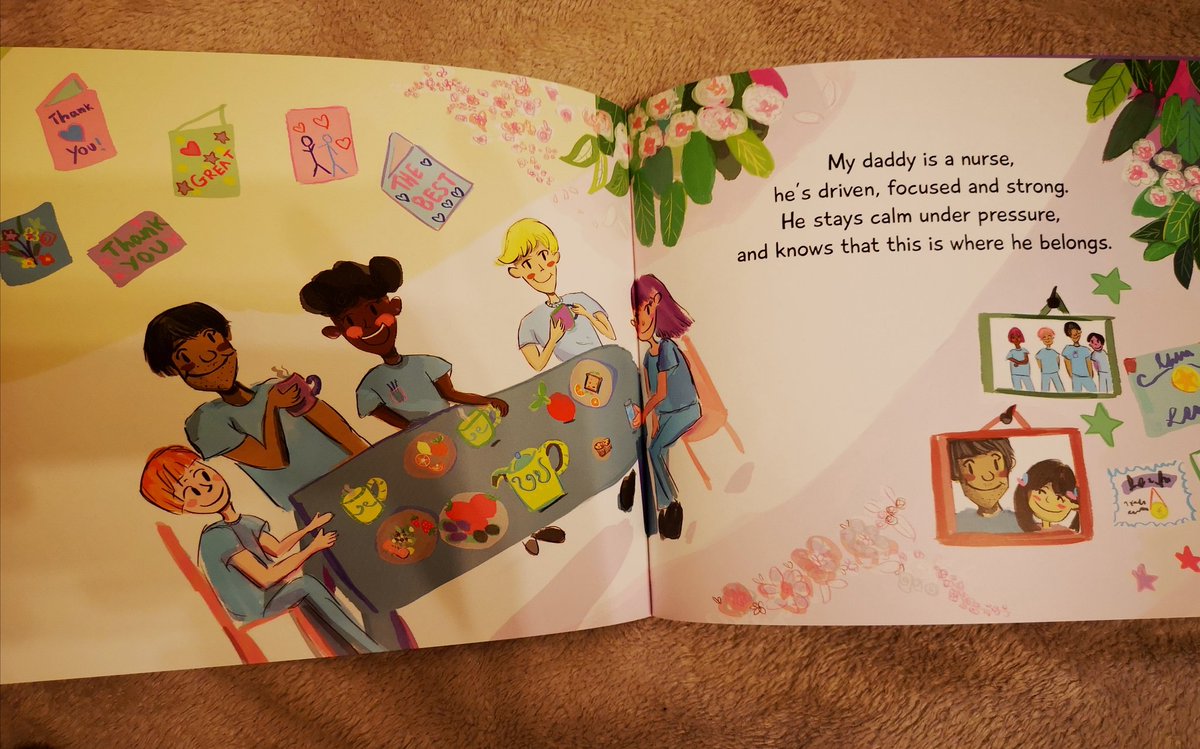 This is wonderful @butterflybooks, can't wait to share #MyDaddyisaNurse with the children during school visits. @CNOEngland @BevMatthewsRN @ZCarciente @ragbaker. I love it 😍💕