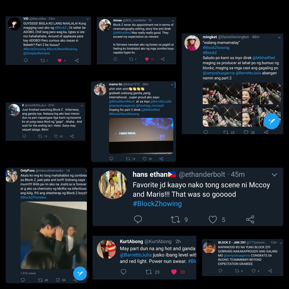 Jhonrens22's tweet photo. Ang Gaganda ng Reviews guys kaya manood na kayo wag na mag pahuli.. its a Barkada Movie at abangan nyo sina
#McJosh #McRis #JulRis #JoshLia #DimIan #MyrVes
Hahaha shipable Eh hahaha
ps: gusto ko kunin si Adobo!!
@hashtag_mccoydl | Myles
#BlockZhowing https://t.co/DwLjxYPvRg