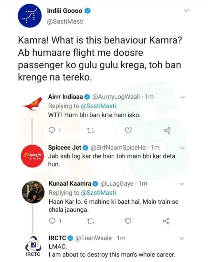 Dhaneshsingh96's tweet photo. #kunalkamra #indigoairlines https://t.co/yQ58sqaeOB