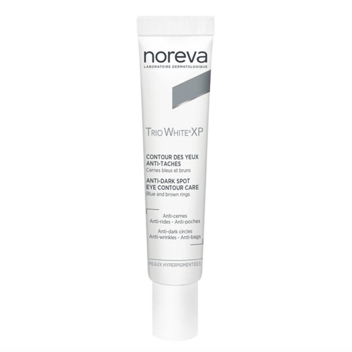 We have such a soft spot for our Trio White Anti-Dark Spot Eye Contour Care (R299.95). This light-textured, tinted treatment contains a silk tree extract combined with hyaluronic acid and Rhodiola extract, which help to regenerate and detoxify the delicate eye contour area.
