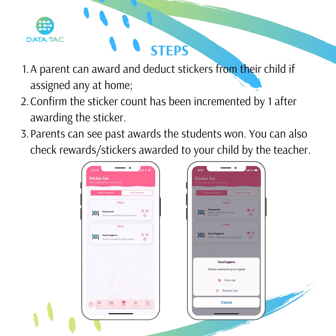 Thesmatapp's tweet photo. A mini-tutorial post for our How-To series is up. Swipe to learn how to award stickers to kids at home.
*
*
SMAT- The Clever Way!
#tutorial #smatapp #digitalmarketing #marketing #socialmediamarketing https://t.co/JvB2Zp2TXl