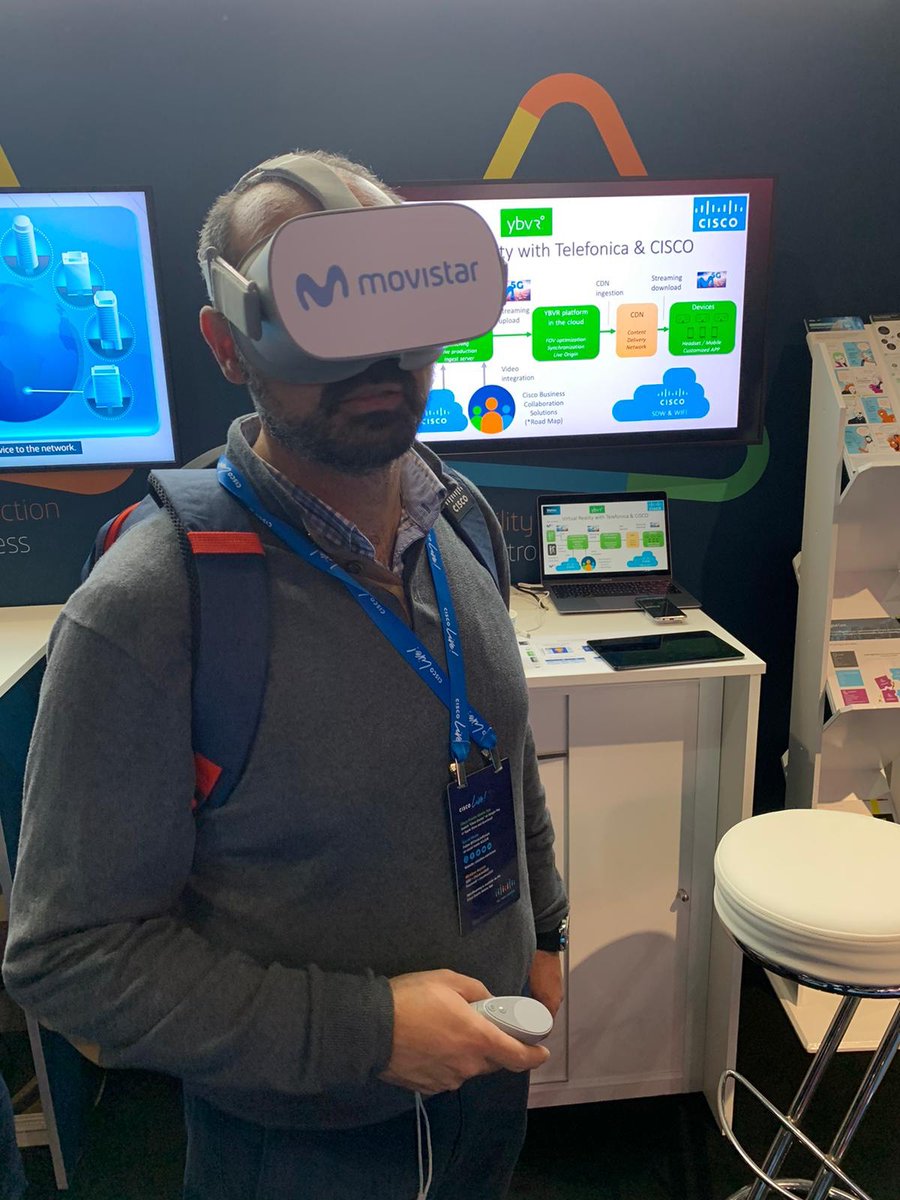 YBVR360's tweet photo. Hey! Moving forward to the future with #telefonica at #CLEUR. Wednesday is the day you have been waiting for a long time. Don't miss it! #ybvr @ybvr https://t.co/MCG55B1ijE