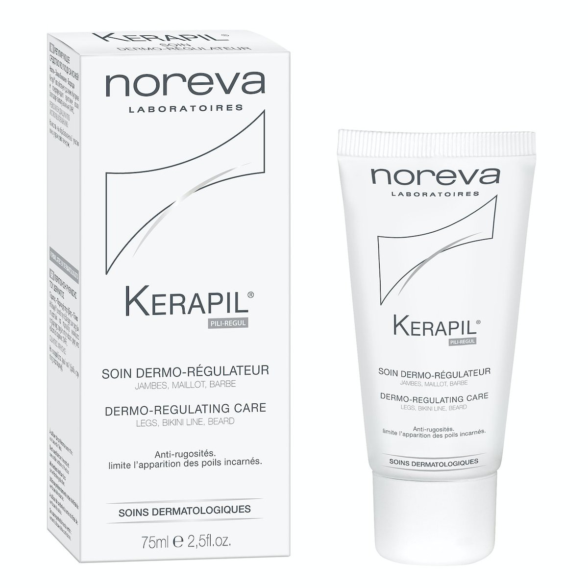 If you suffer with Keratosis Pilaris, you should try our Kerapil Dermo-Regulating Care (R269.95). It contains 14% ammonium lactate to gently yet effectively exfoliate the skin, leaving it smooth and comfortable.
It’s great for use on ingrown hairs all over the body, too!