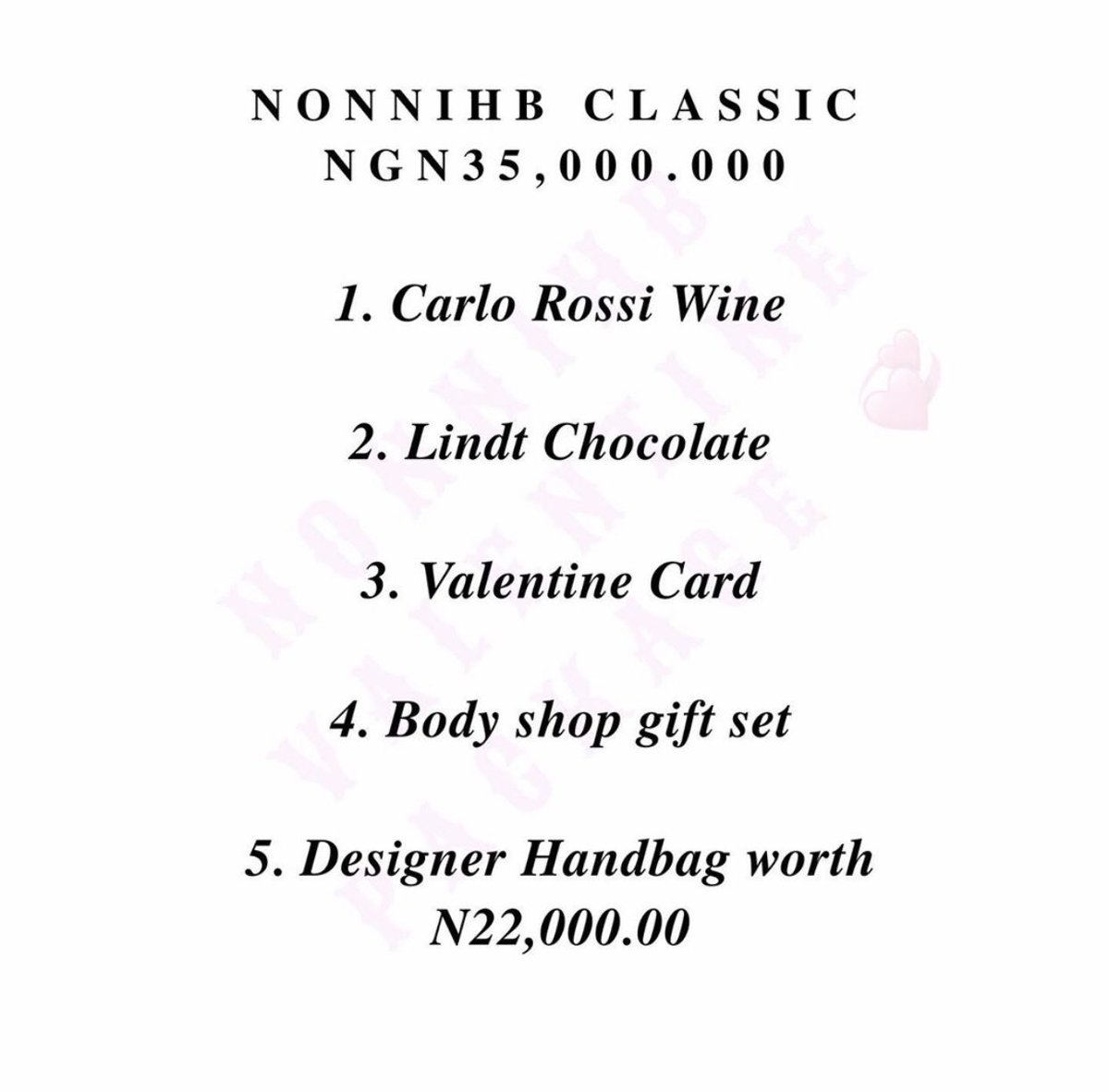 Uzzymami's tweet photo. @nonni293 classic valentine package guys don’t sleep on this please. RT our customer might be on your TL https://t.co/f6d488MQFy