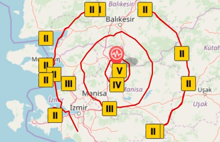 DepremSon's tweet photo. Dün gece saatlerinde 4.4 şiddetinde bir deprem meydana geldi depremin merkez üssü Akhisar/Manisa. https://t.co/GeBOG98th3