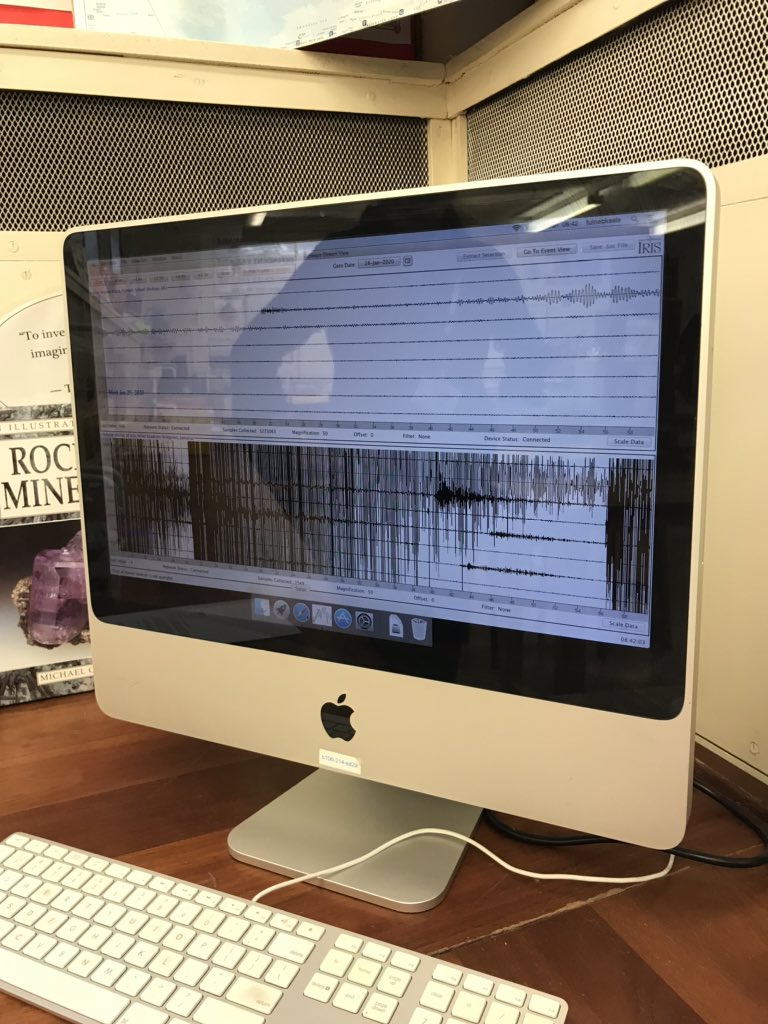 FulneckSchool's tweet photo. #Earthquake 
Our very own Seismometer @FulneckSchool felt the Jamaican earthquake that happened yesterday. We connected with @HillelAcademyJM in Jamaica 🇯🇲 to receive this information. 
We hope those affected are and will keep safe during this natural disaster.
#FulneckSchool https://t.co/vB58a7m1uV