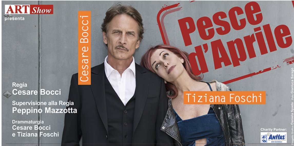 Ultimi biglietti in platea - Spettacolo Pesce d'Aprile - Progetto di Beneficenza. Venerdì 7 Febbraio 2020 alle ore 21, Teatro Rasi - Ravenna. Presso i nostri uffici è ancora possibile acquistare 9 biglietti in platea a € 25 (sold out su Vivaticket). Per info 0544275044