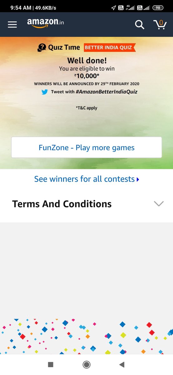 KalichranPatle's tweet photo. #AmazonBetterIndiaQuiz https://t.co/hDhhIqh5tf