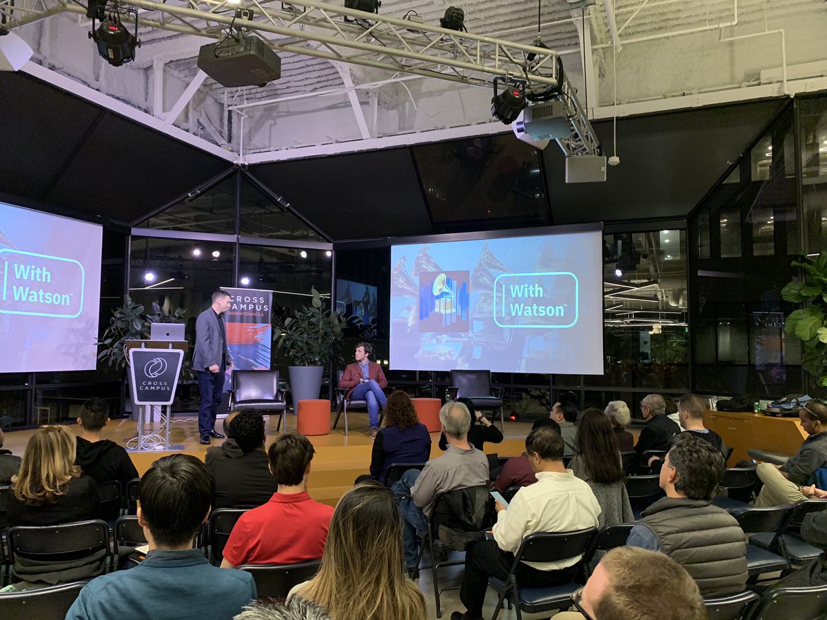 AILA_Community's tweet image. Learning how to generate insights with @IBM #WithWatson #GrammyInsights