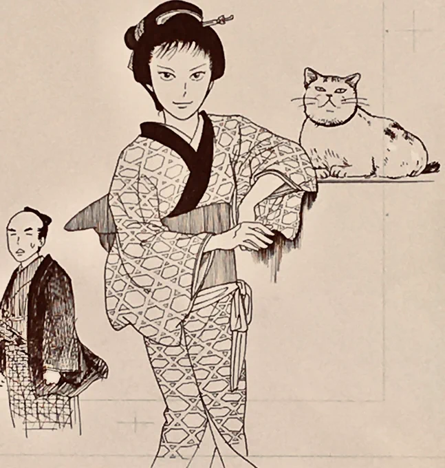 先日のモーニング7号に掲載していただきました『おのぼり侍』のコメントをいただきました
読んでいただけるだけでありがたいのに感想を文章にして下さる、月並みですが本当にありがとうございました!
ちなみに本編では名前が出てこなかったスリの女の子は、たきちゃんといいました
一年ぶりに描いた… 